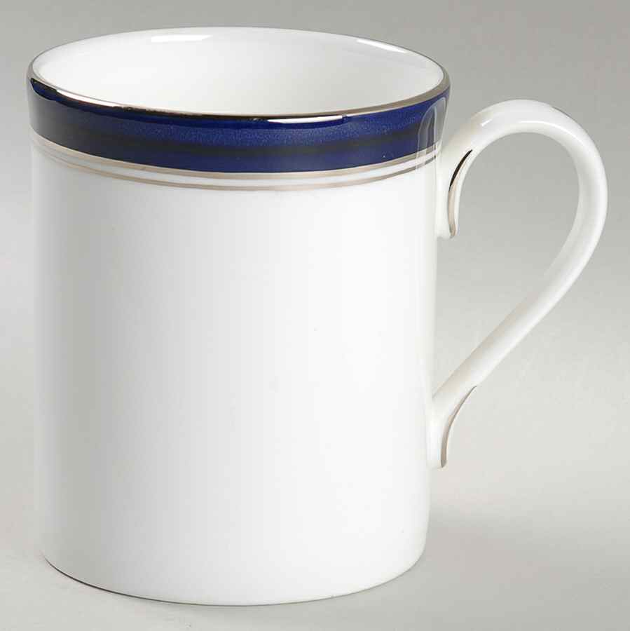 Howard Cobalt Blue (Platinum Trim) Mug by Royal Worcester-1