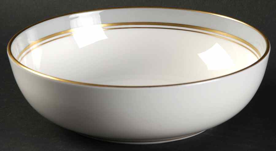 Howard Gray (Gold Trim) Coupe Cereal Bowl by Royal Worcester-1