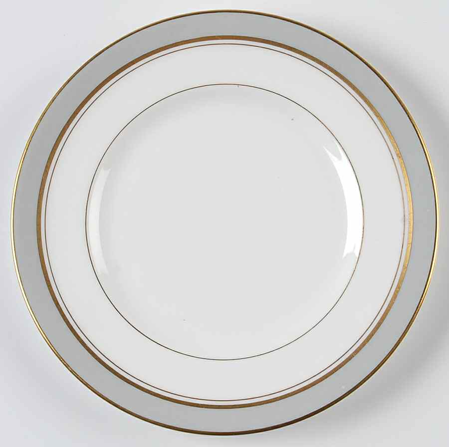 Howard Gray (Gold Trim) Bread & Butter Plate by Royal Worcester-1