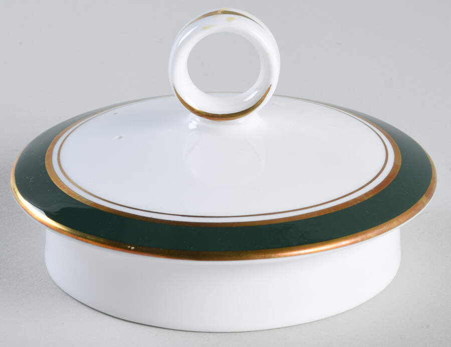 Howard Leather Green Lid for Teapot by Royal Worcester-1