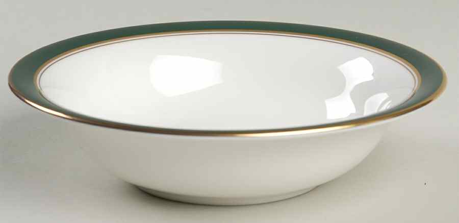 Howard Leather Green Coupe Cereal Bowl by Royal Worcester-1