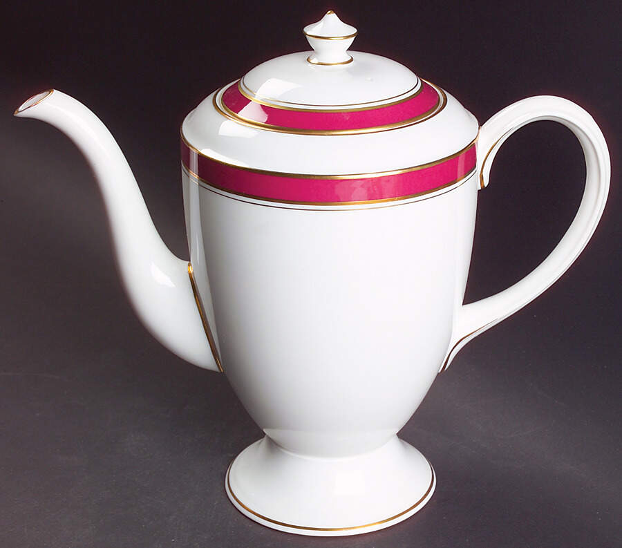 Howard Ruby Coffee Pot & Lid by Royal Worcester-1