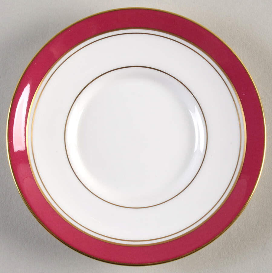 Howard Ruby Saucer for Demitasse Cup by Royal Worcester-1