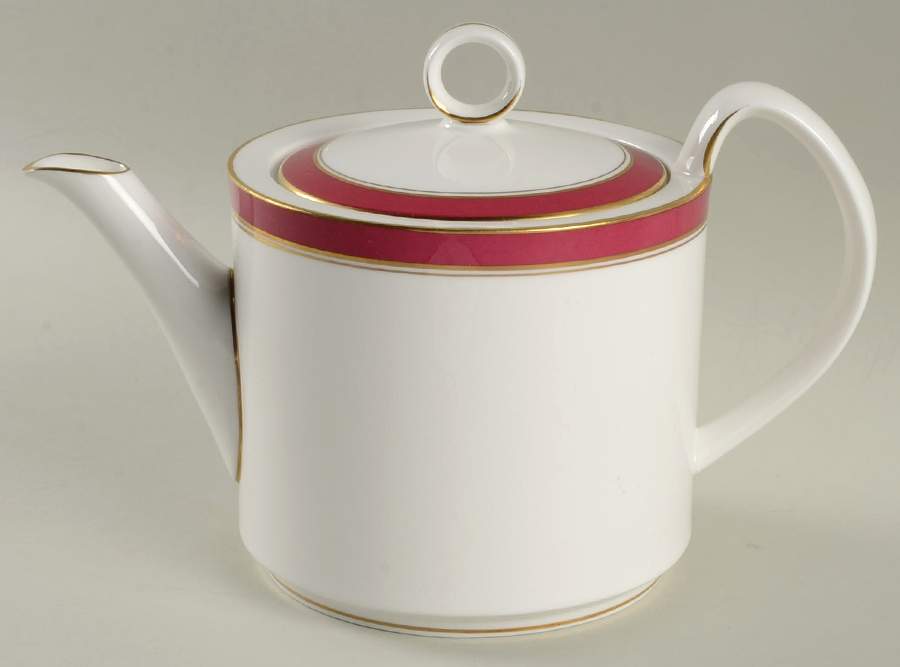 Howard Ruby Teapot & Lid by Royal Worcester-1