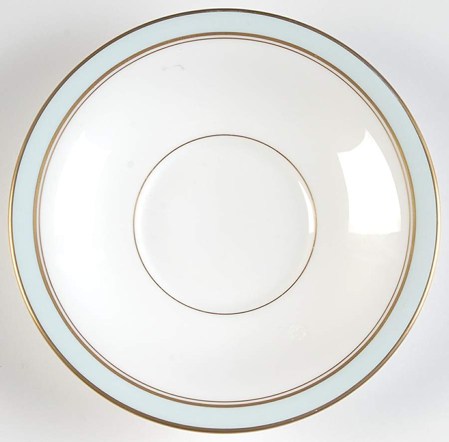 Howard Sky Blue Saucer for Cream Soup Bowl by Royal Worcester-1