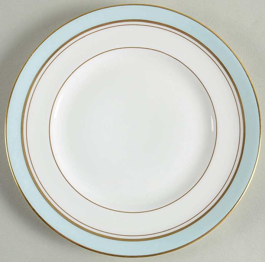 Howard Sky Blue Bread & Butter Plate by Royal Worcester-1