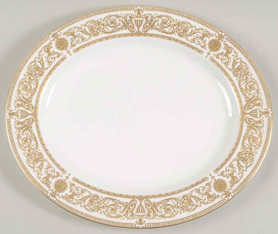 Hyde Park 13" Oval Serving Platter by Royal Worcester-1