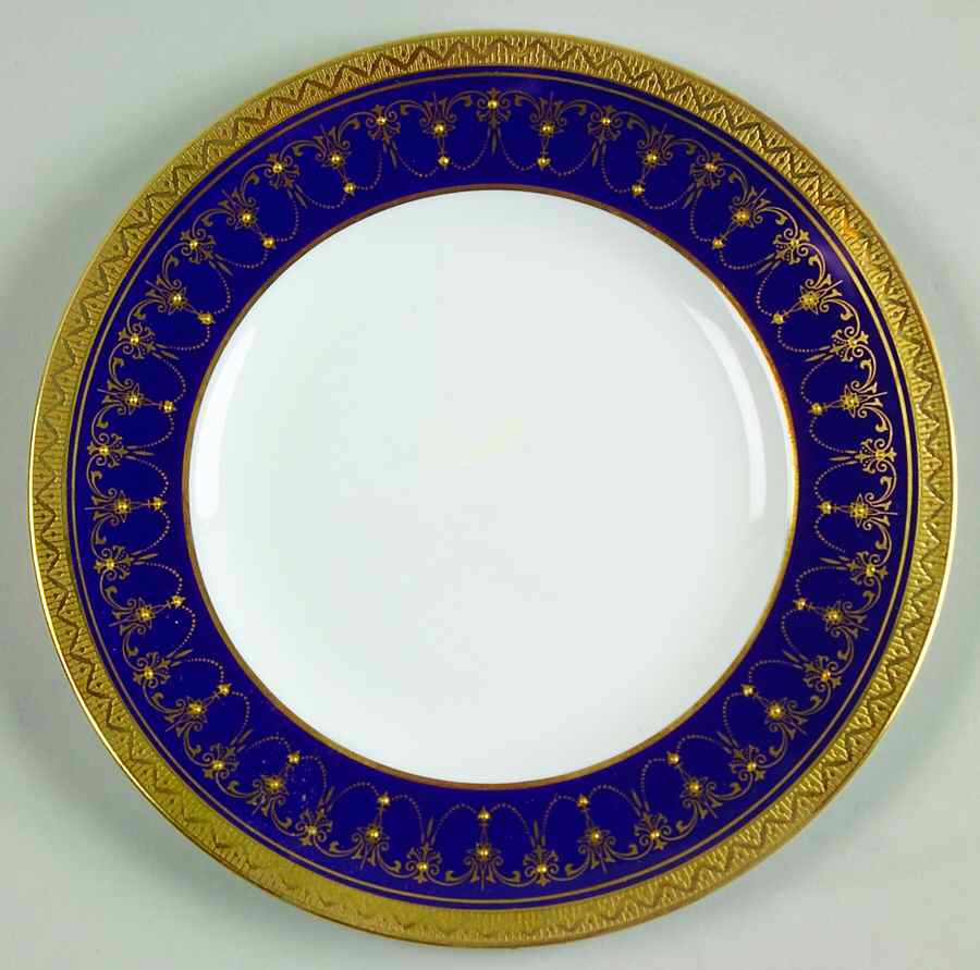 Imperial Blue Bread & Butter Plate by Royal Worcester-1