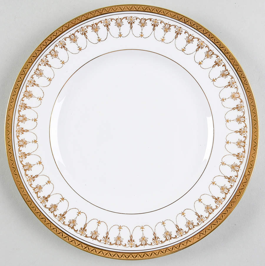 Imperial White Luncheon Plate by Royal Worcester-1