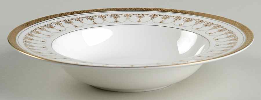 Imperial White Rim Soup Bowl by Royal Worcester-1