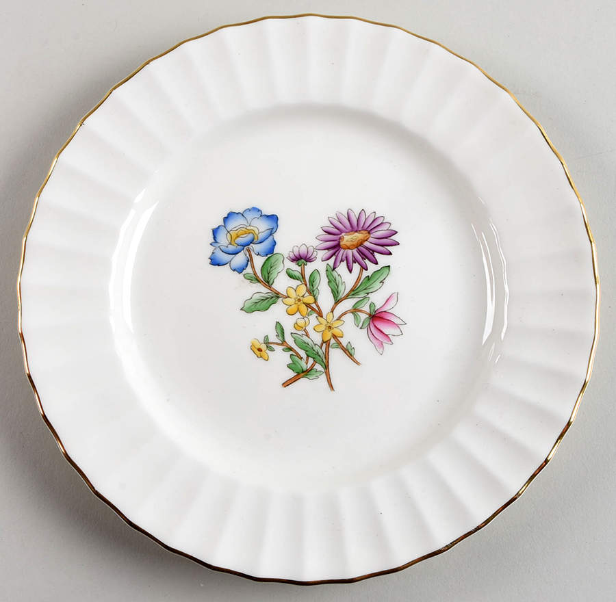 Indian Sprays Salad Plate by Royal Worcester-1