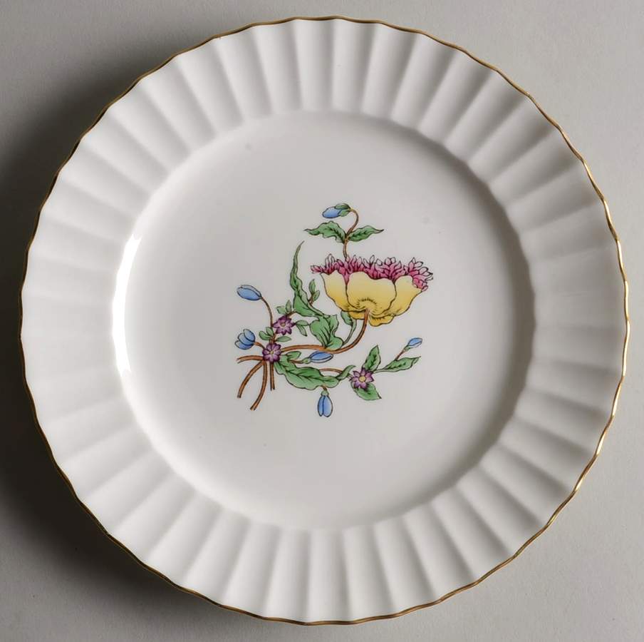 Indian Sprays Luncheon Plate by Royal Worcester-1