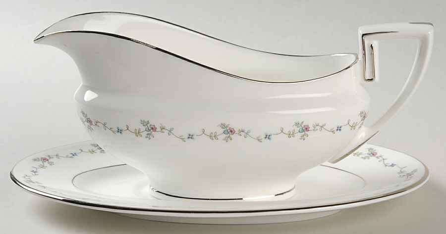 Interlude Gravy Boat & Underplate by Royal Worcester-1