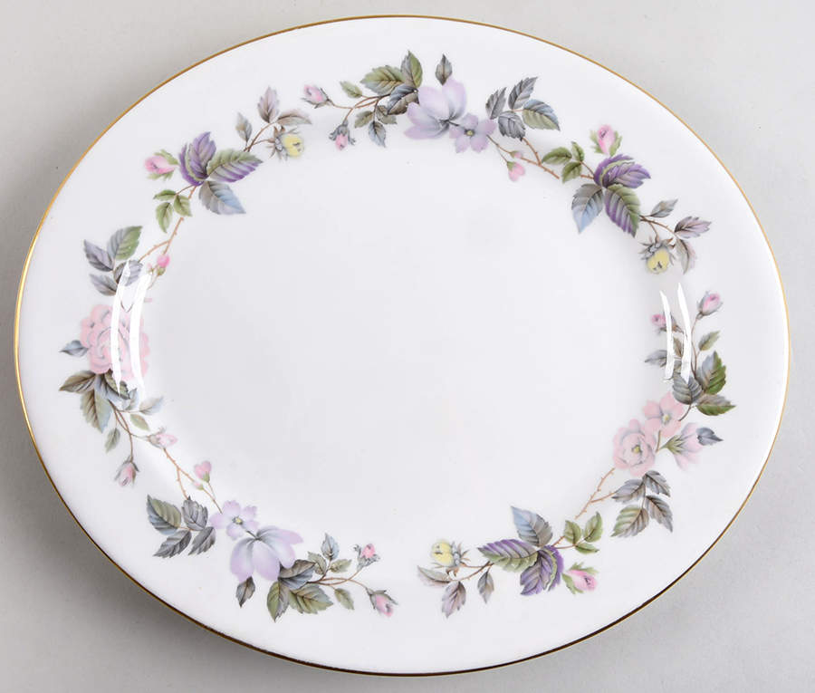 June Garland 12" Oval Serving Platter by Royal Worcester-1