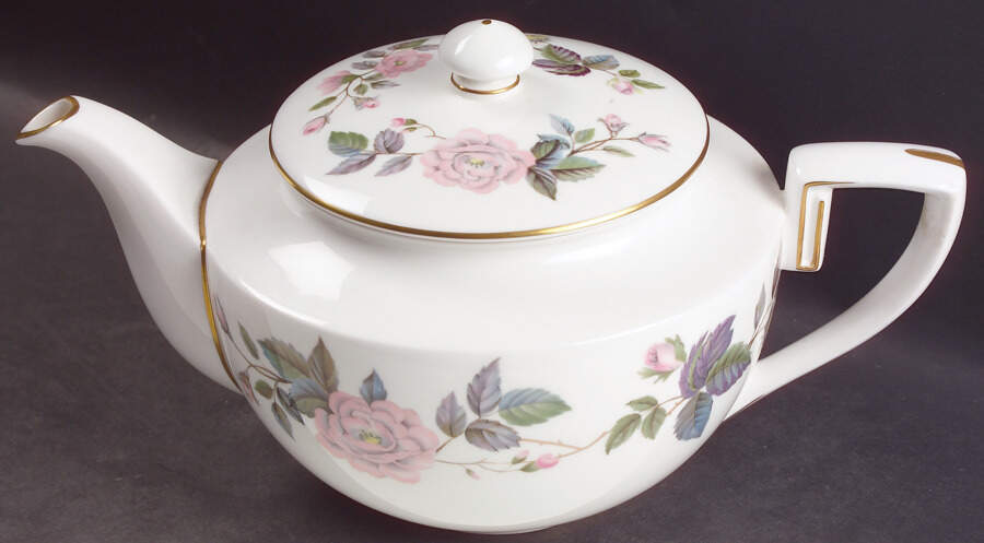 June Garland Teapot & Lid by Royal Worcester-1