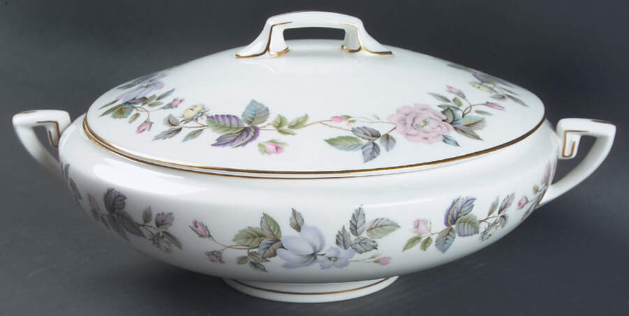 June Garland Round Covered Vegetable by Royal Worcester-1