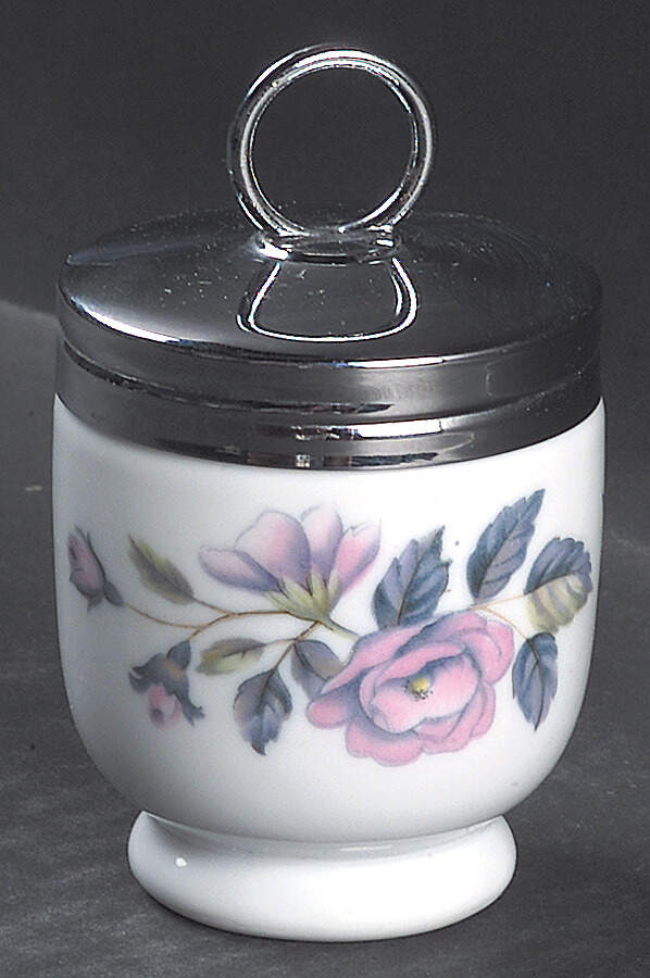 June Garland Egg Coddler & Lid by Royal Worcester-1