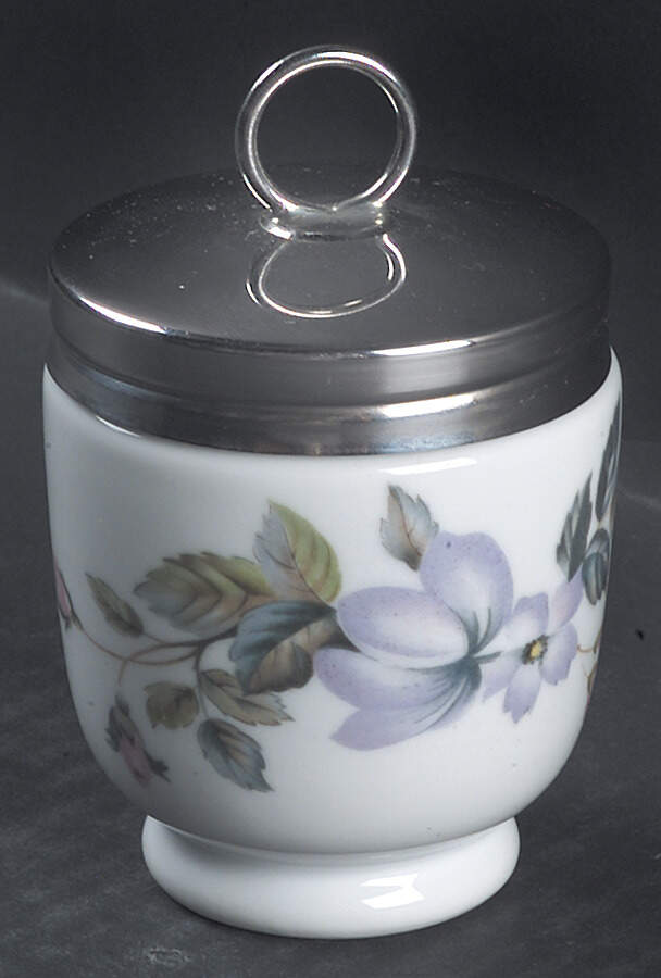June Garland King Size Egg Coddler & Lid by Royal Worcester-1