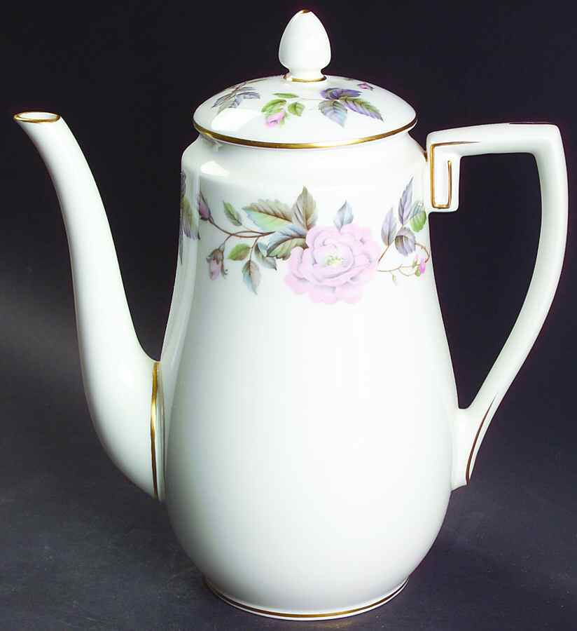 June Garland Coffee Pot & Lid by Royal Worcester-1