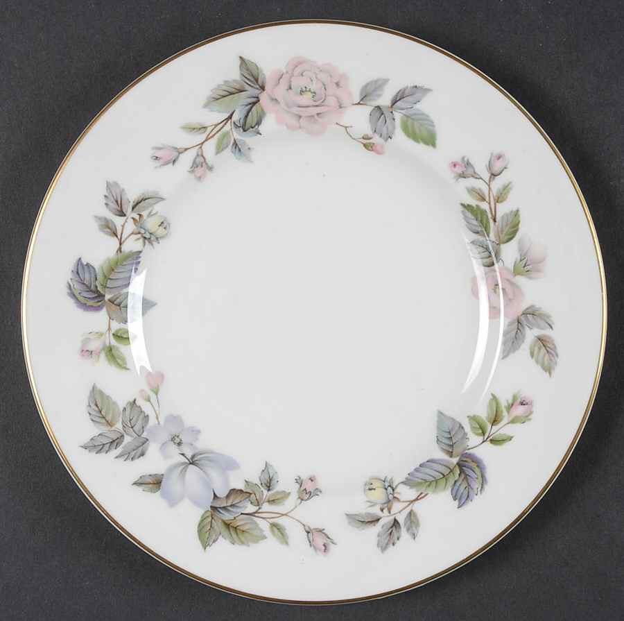 June Garland Dessert/Pie Plate by Royal Worcester-1