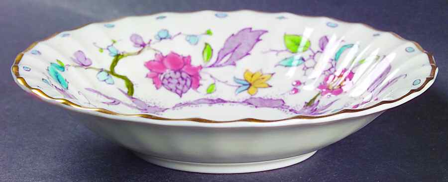 Kashmir (Ribbed) Fruit/Dessert (Sauce) Bowl by Royal Worcester-1