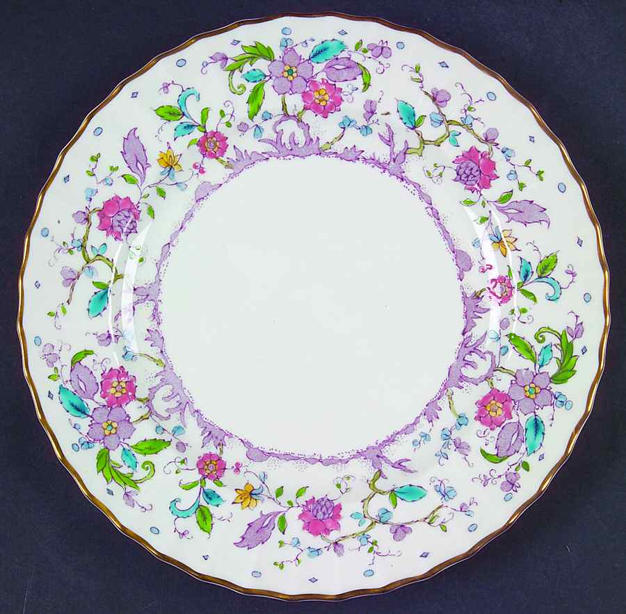 Kashmir (Ribbed) Salad Plate by Royal Worcester-1