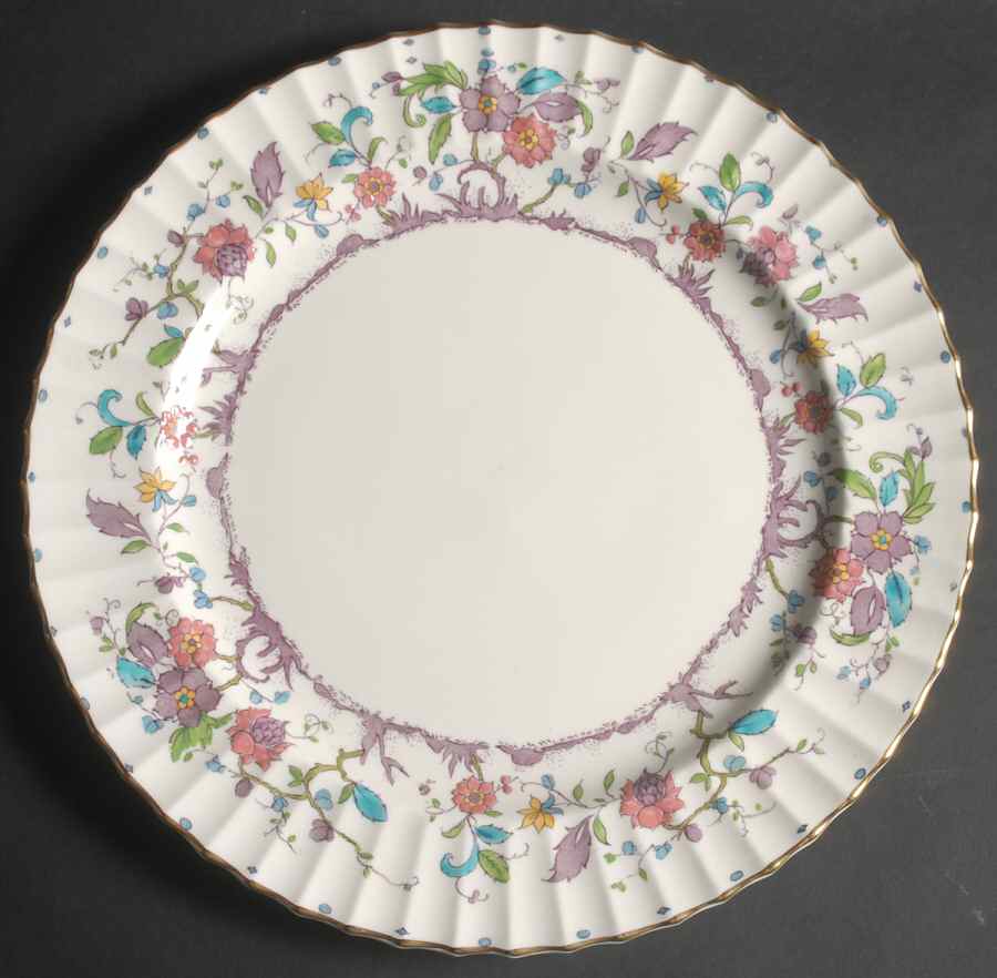Kashmir (Ribbed) 12" Chop Plate (Round Platter) by Royal Worcester-1
