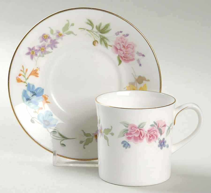 Kentmere Flat Demitasse Cup & Saucer Set by Royal Worcester-1