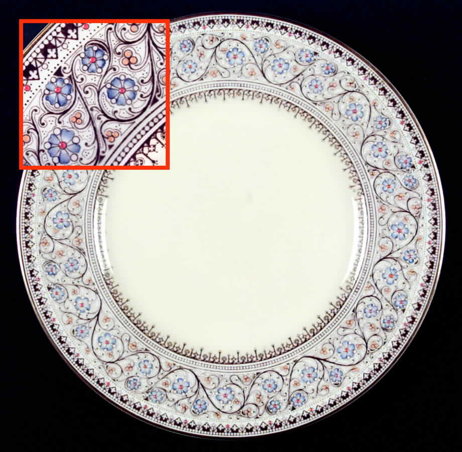 Lady Evelyn Dinner Plate by Royal Worcester-1