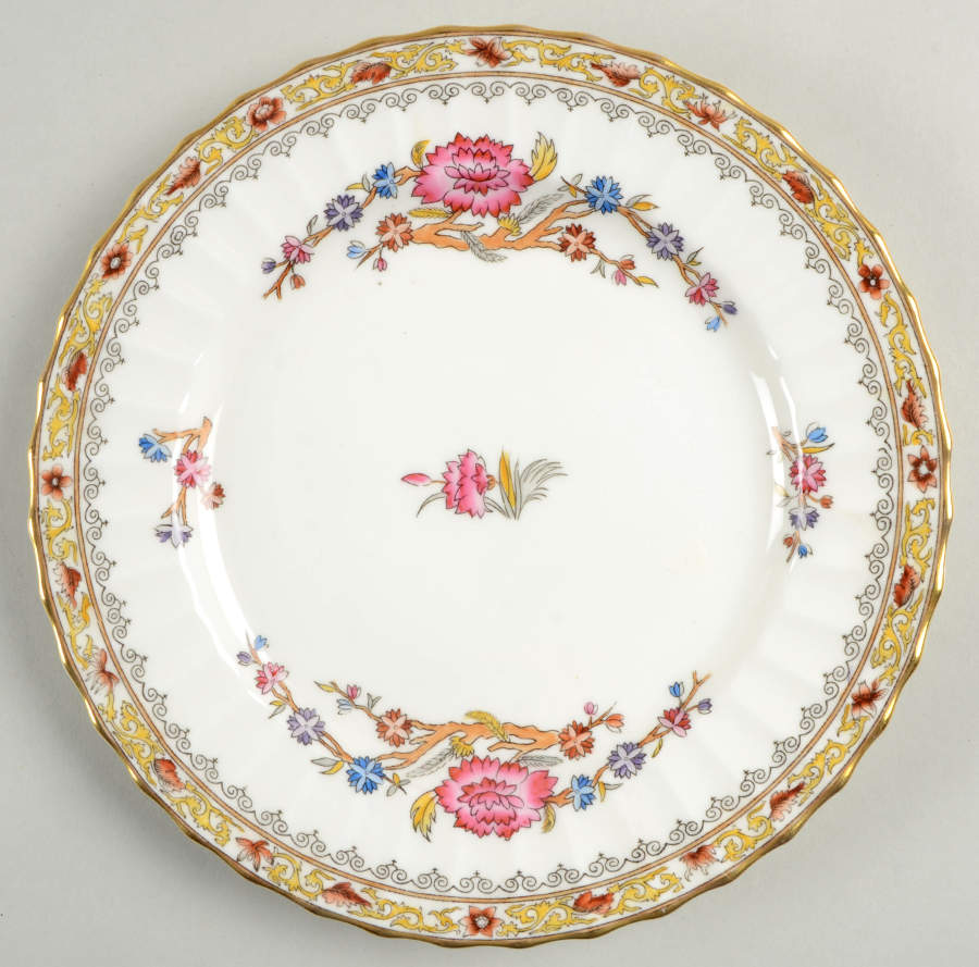Lady Hamilton Salad Plate by Royal Worcester-1