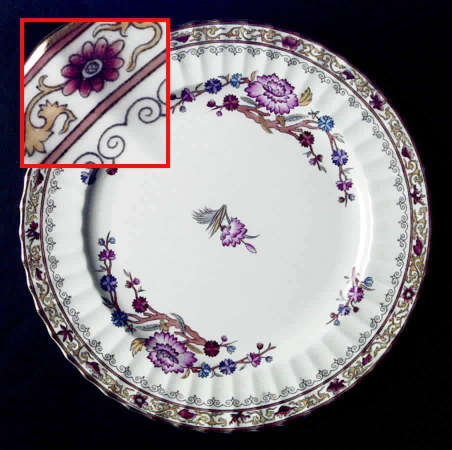 Lady Hamilton Dinner Plate by Royal Worcester-1