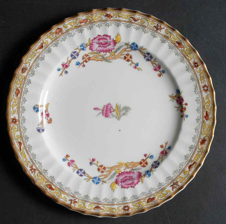 Lady Hamilton Luncheon Plate by Royal Worcester-1