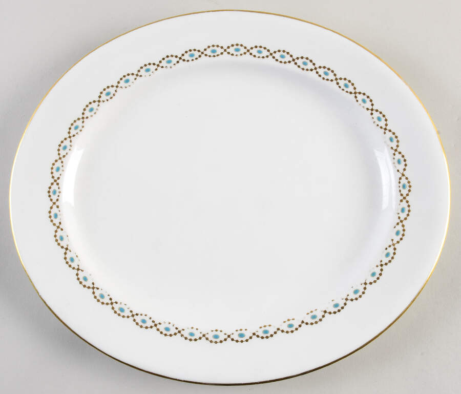 Lavalliere 13" Oval Serving Platter by Royal Worcester-1