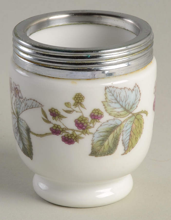 Lavinia (Cream Body, Bone) Egg Coddler No Lid by Royal Worcester-1