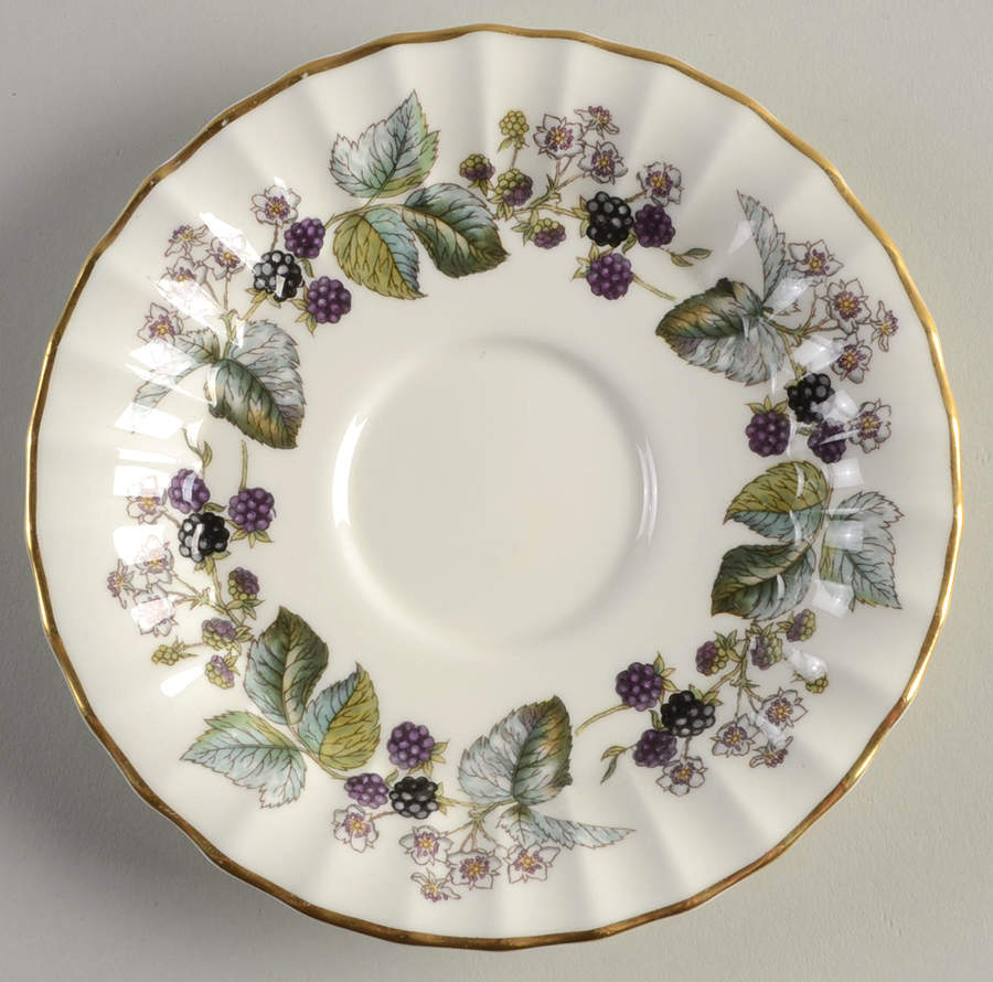Lavinia (Cream Body, Bone) Saucer for Oversized Cup by Royal Worcester-1