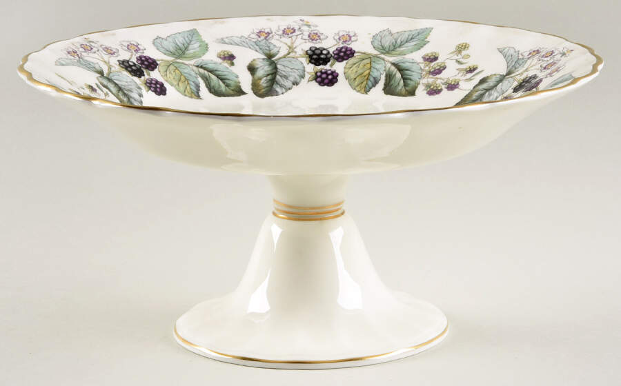 Lavinia (Cream Body, Bone) Compote by Royal Worcester-1