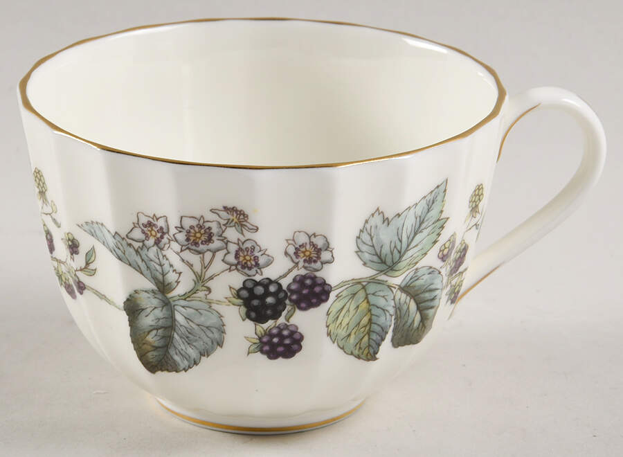 Lavinia (Cream Body, Bone) Flat Cup by Royal Worcester-1