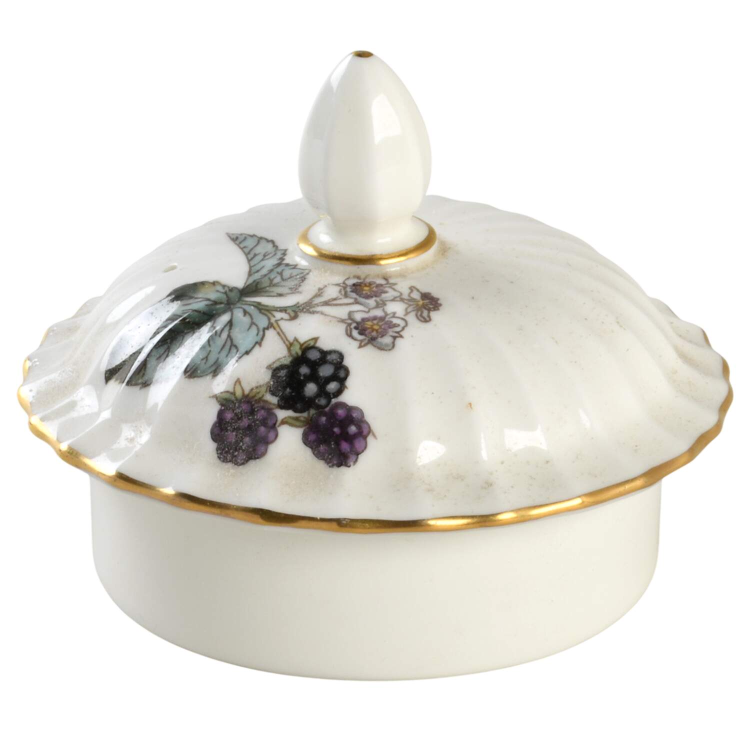 Lavinia (Cream Body, Bone) Lid for Teapot by Royal Worcester-1