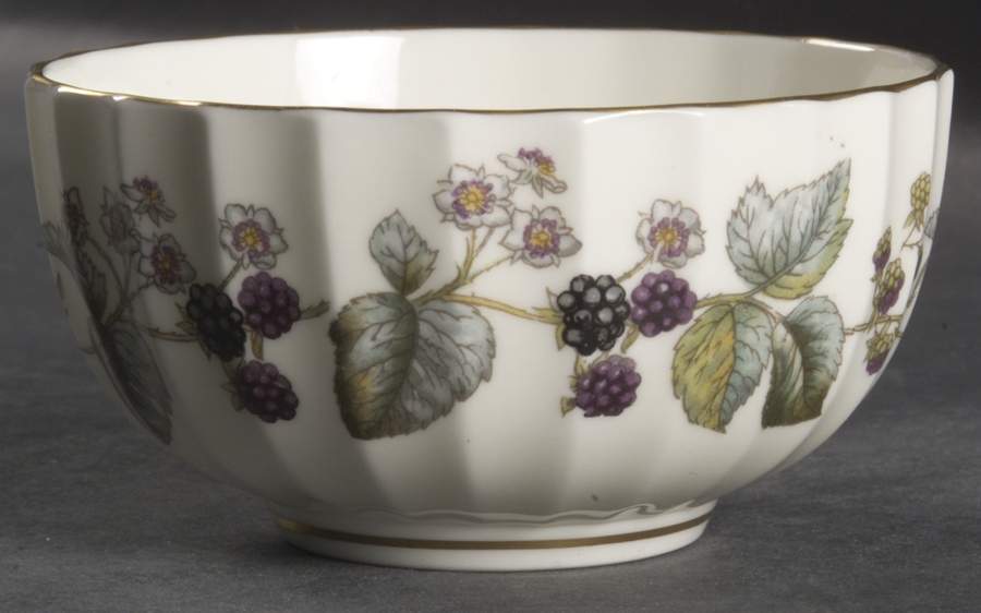 Lavinia (Cream Body, Bone) Mini Open Sugar Bowl by Royal Worcester-1