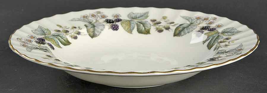 Lavinia (Cream Body, Bone) Rim Soup Bowl by Royal Worcester-1