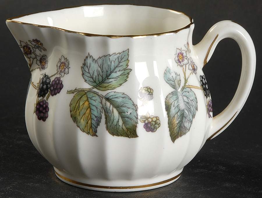 Lavinia (Cream Body, Bone) Individual Creamer by Royal Worcester-1