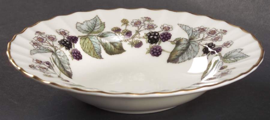 Lavinia (Cream Body, Bone) Rim Fruit/Dessert (Sauce) Bowl by Royal Worcester-1