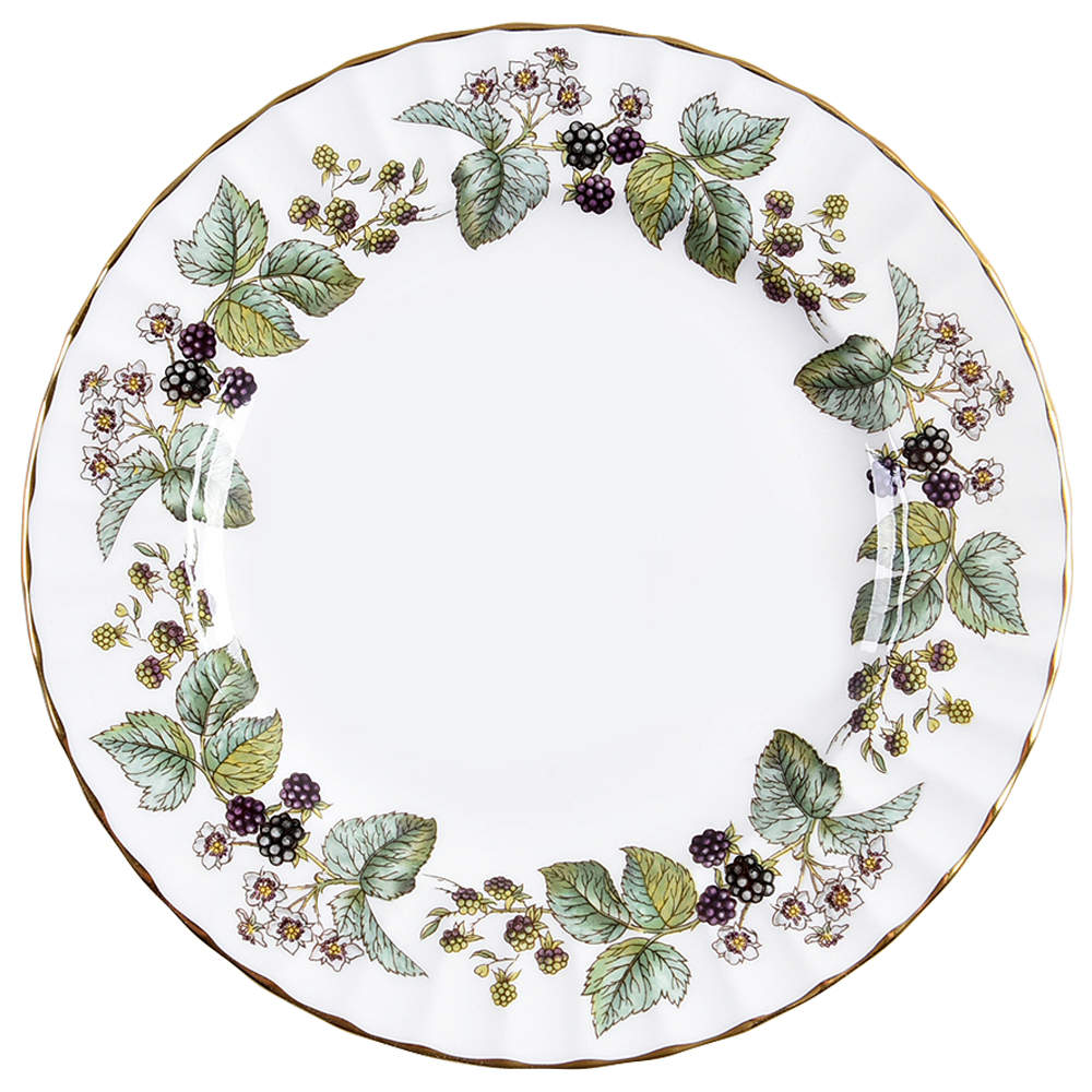 Lavinia (White Body, Bone) Salad Plate by Royal Worcester-1