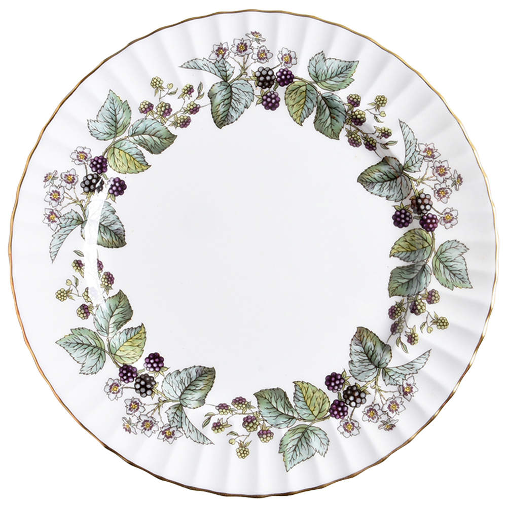 Lavinia (White Body, Bone) Dinner Plate by Royal Worcester-1