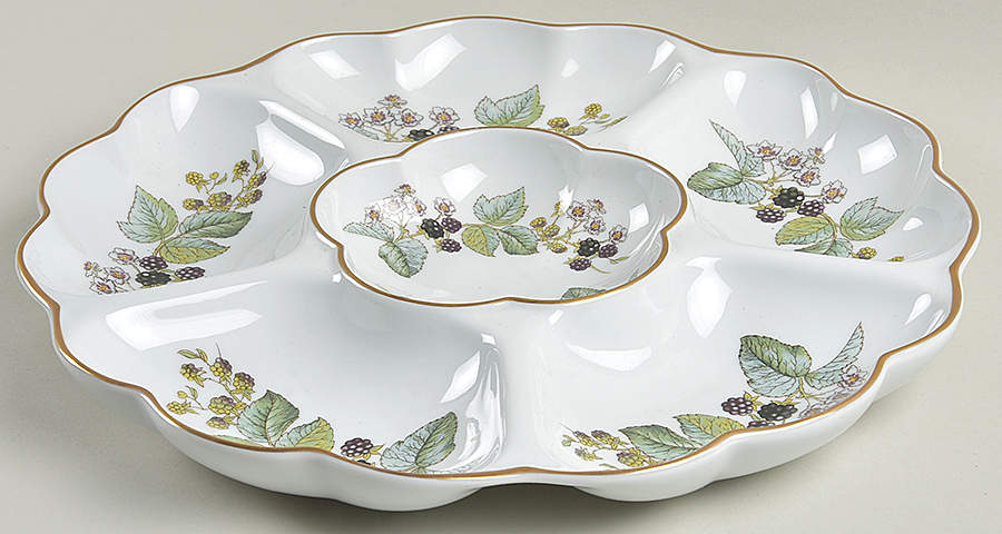 Lavinia (White Body, Bone) 1-Piece Crudite by Royal Worcester-1