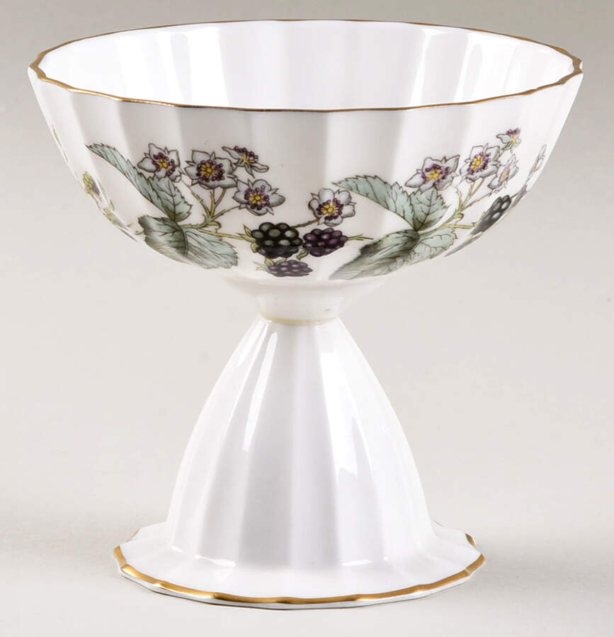Lavinia (White Body, Bone) China Sherbet by Royal Worcester-1