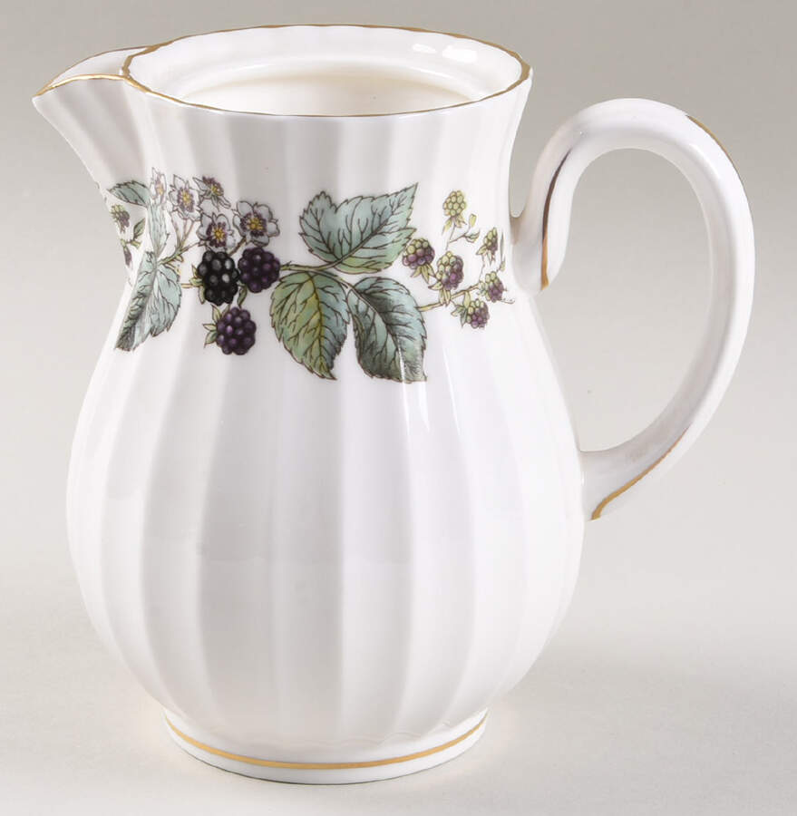Lavinia (White Body, Bone) Mini Coffee Pot No Lid by Royal Worcester-1