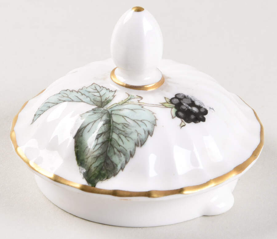 Lavinia (White Body, Bone) Lid for Mini Coffee Pot by Royal Worcester-1