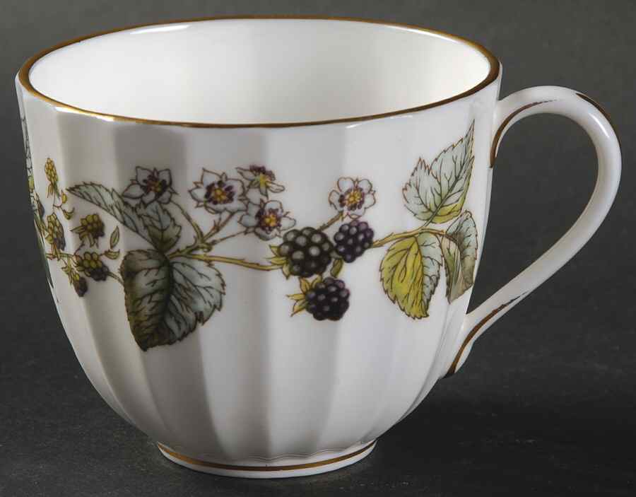 Lavinia (White Body, Bone) Flat Cup by Royal Worcester-1