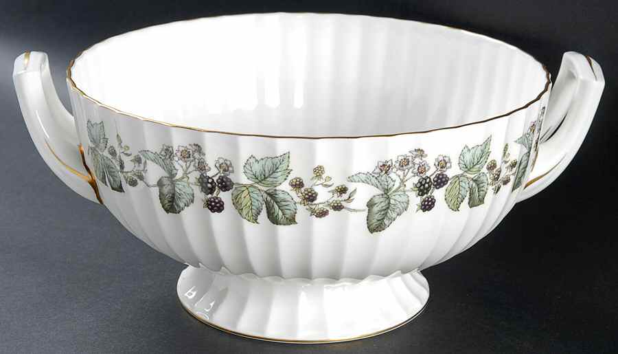 Lavinia (White Body, Bone) Tureen No Lid by Royal Worcester-1